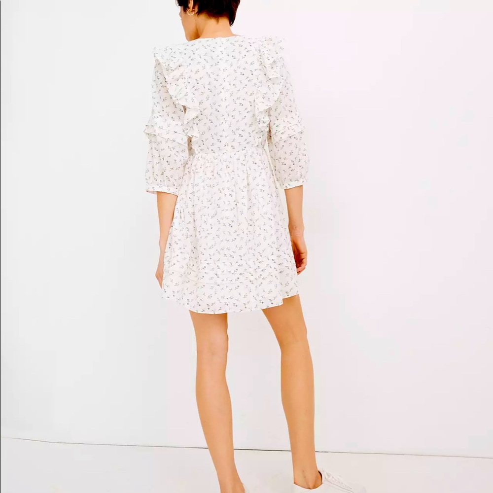 Madewell NWT size 8 ruffle sleeve mini dress